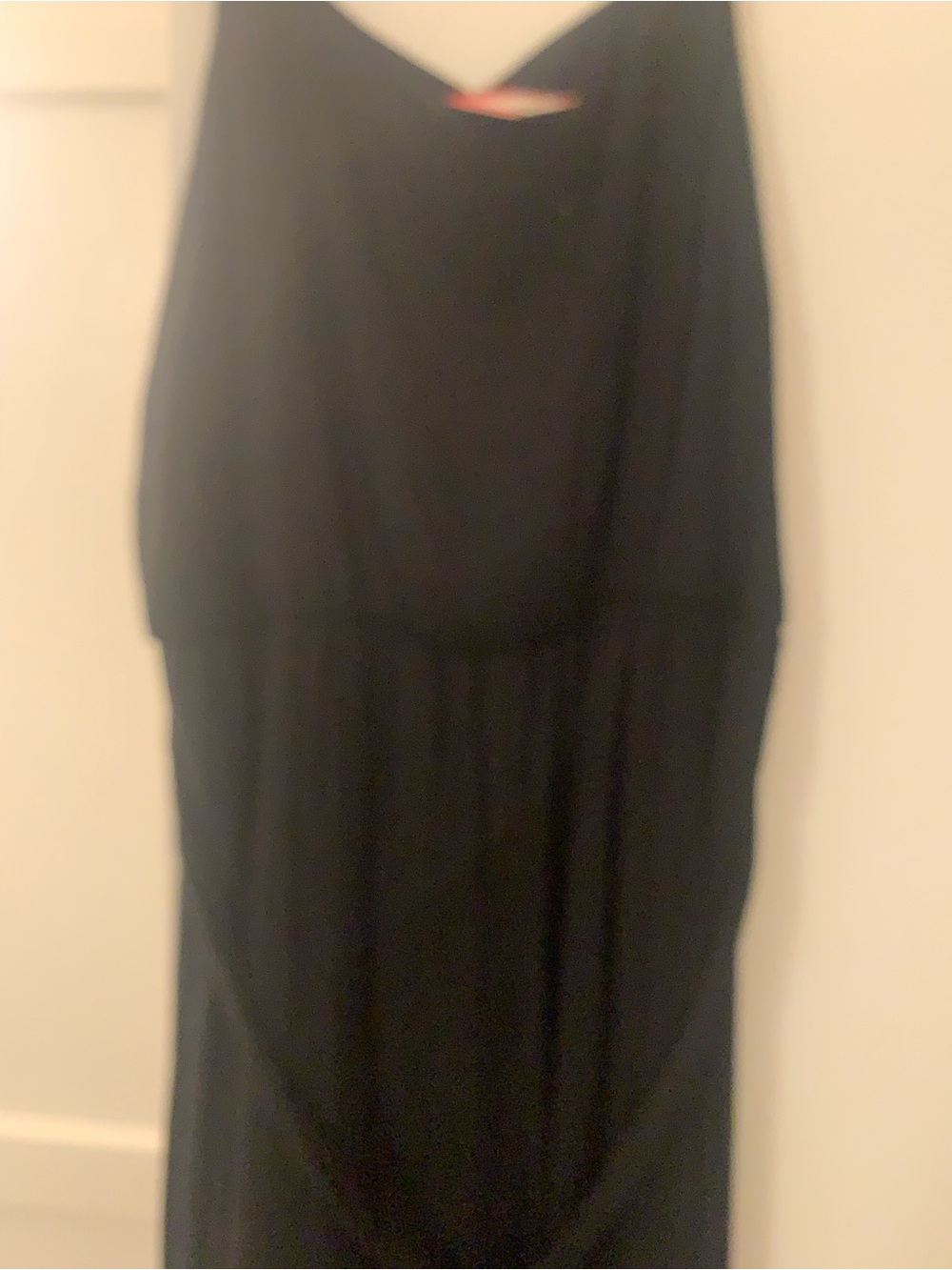 Xhilaration Black Cropped Wide-Leg Jumpsuit